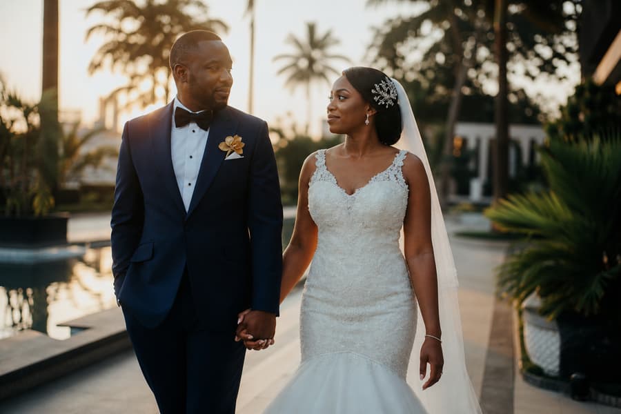 Couple de mariage à Kinshasa — elikia EVENTS